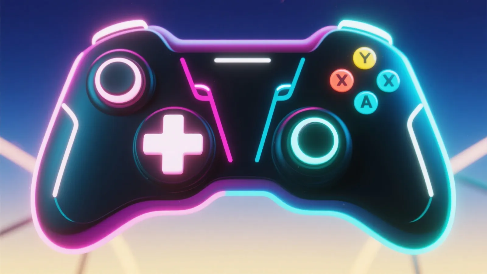 移动端数字娱乐视觉背景