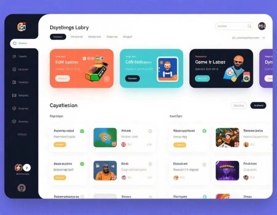 游戏合集推荐展示示意